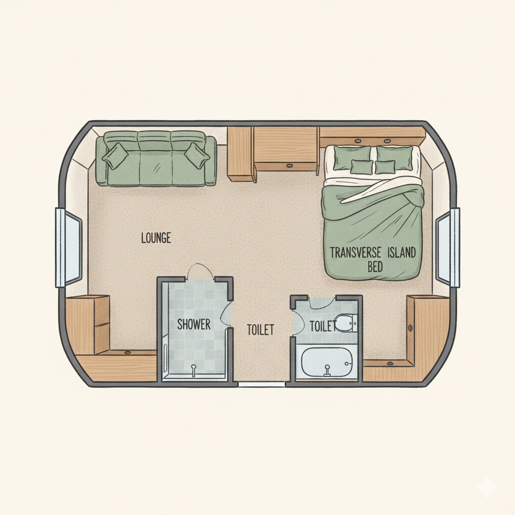 Island + Mid Bath floorplan